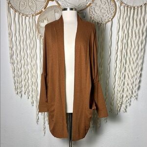 PACT Women's Organic Airplane Open Front Cardigan Size S/M